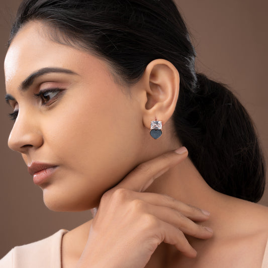 BLACK CLOVE EARRINGS