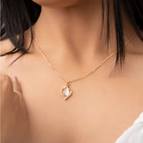 SHELL PEARL NECKLACE