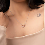 CRYSTAL RING NECKLACE