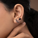 LEAFY PEARLS EARRINGS