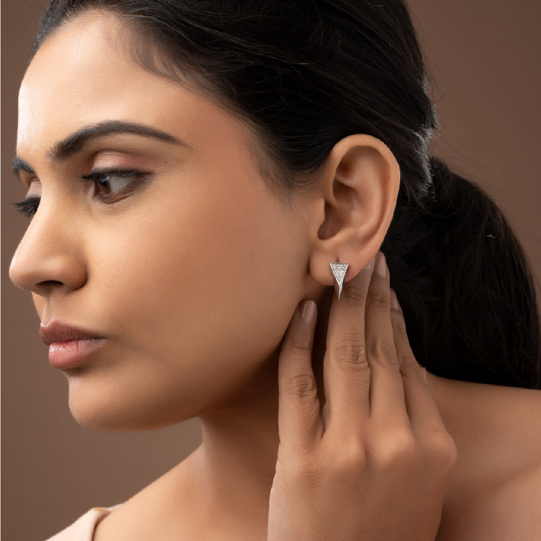 TRIAD SPARKLE EARRINGS