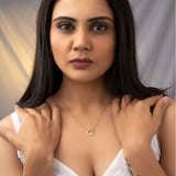 CRYSTAL RING NECKLACE