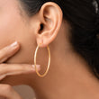 SHIMMER HOOPS EARRINGS