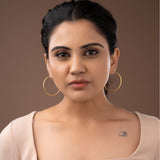 SHIMMER HOOPS EARRINGS